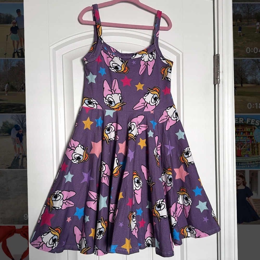 Wild Rich Kids Daisy stars twirl dress size 7/8 EUC